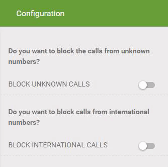 block unknown calls